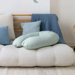 Groot multifunctioneel kussen Buddy Cloudy Kaki