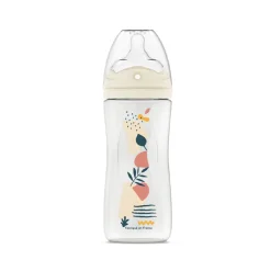 Grote antikoliekspeenfles Teat & Ring, snelle doorstroming 3, 330 ml, vanaf 6 maanden