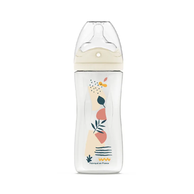 Grote antikoliekspeenfles Teat & Ring, snelle doorstroming 3, 330 ml, vanaf 6 maanden