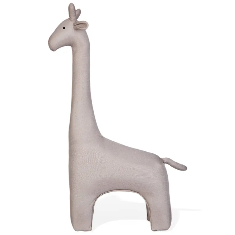 Grote knuffel Giraffe 131 cm Linnen Beige
