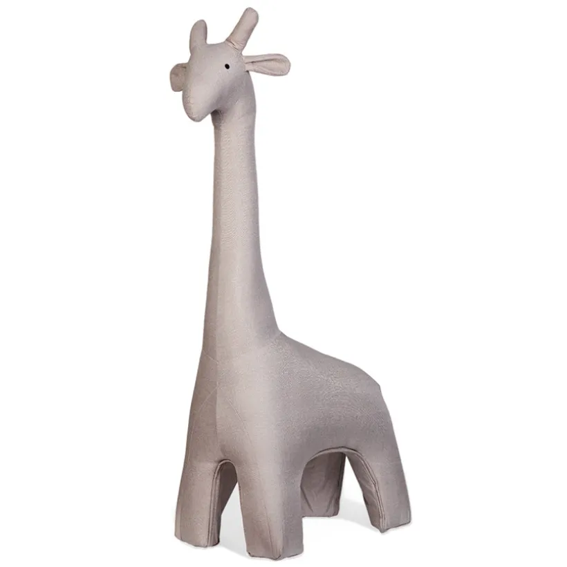 Grote knuffel Giraffe 131 cm Linnen Beige