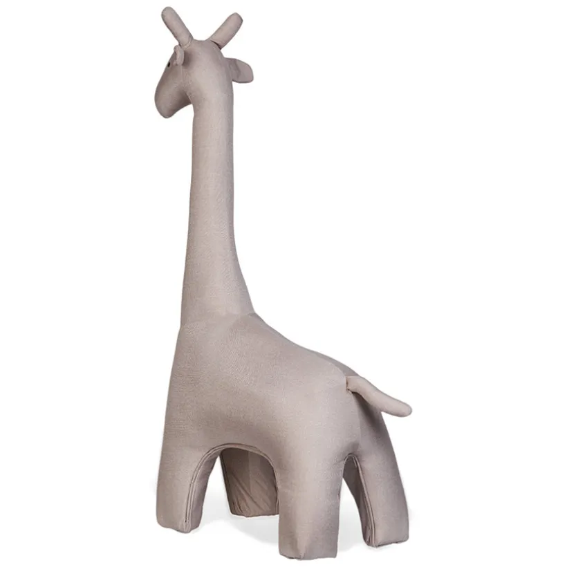 Grote knuffel Giraffe 131 cm Linnen Beige