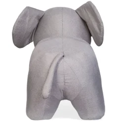 Grote knuffel Olifant 48 cm Linnen Grijs