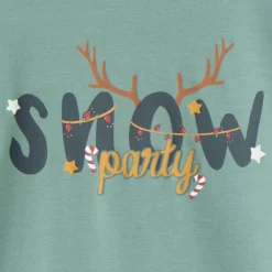 Halstrui met kerstprint jongens