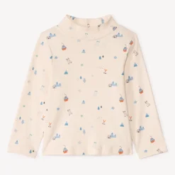 Halstrui met ski-print voor babyjongen
