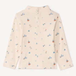 Halstrui met ski-print voor babyjongen