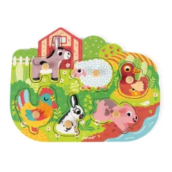 Happy Farm puzzle 6 stukjes