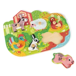 Happy Farm puzzle 6 stukjes