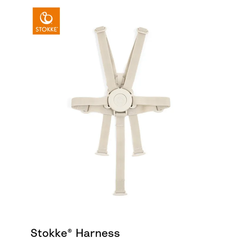 Harnas voor hoge stoel Tripp Trapp van Stokke, 5-punts voor baby vanaf 6 maanden, compatibel met Baby set vanaf april 2024, veilig en makkelijk te bevestigen