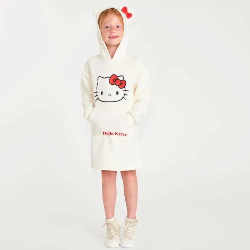 Hello Kitty hoodie jurk meisjes
