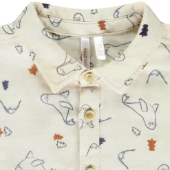 Hemd met fantasieprint van zeehond voor baby jongen