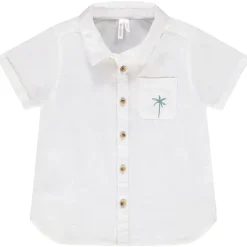Hemd met korte mouwen en fantasieprints voor baby jongen