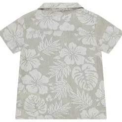 Hemd met korte mouwen met plantenprint voor baby jongen