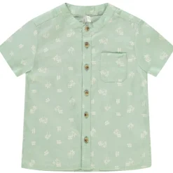 Hemd met korte mouwen surfprint voor baby jongen