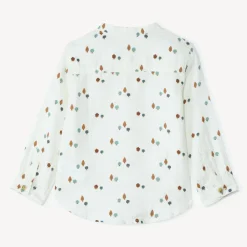 Hemd met lange mouwen, bomenprint, voor babyjongens