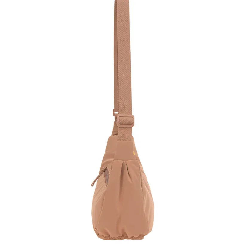 Heuptas Stretch Up opbergen sleutels-telefoon-fopspeen enz... Almond