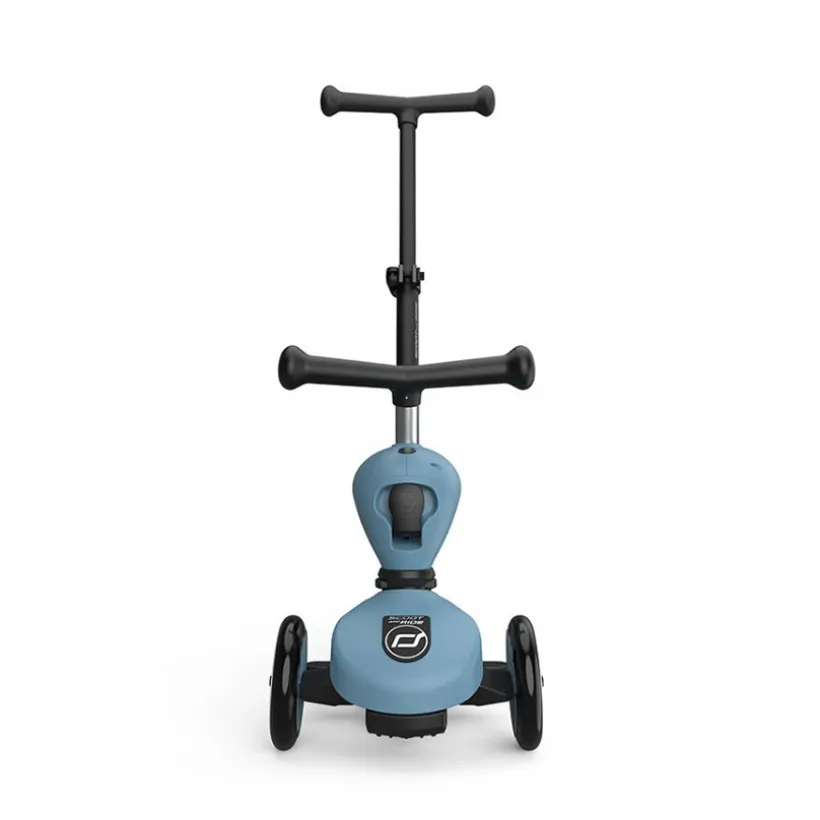Highwaykick 1 Push & Go Scoot & Ride Steel loopfiets met stepfunctie en verstelbare ouderduwstang