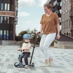 Highwaykick 1 Push & Go Scoot & Ride Steel loopfiets met stepfunctie en verstelbare ouderduwstang