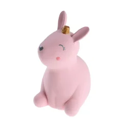 Hochet de bain en caoutchouc Lapin rose
