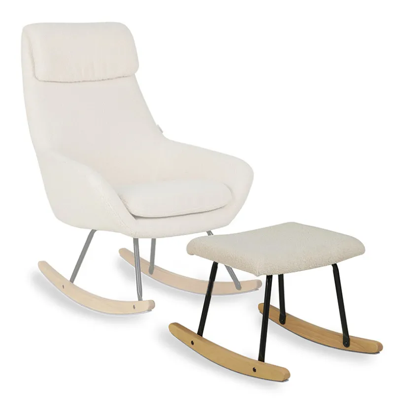 Hocker Rocker Rocking Chair Nordic & Basic Beige