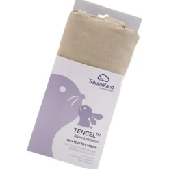 Hoeslaken bed 60x120 tot 70x140cm Tencel - Taupe