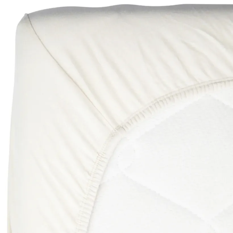 Hoeslaken Daisy White 70x140cm