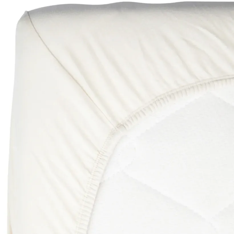 Hoeslaken Daisy White 60x120cm