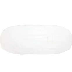 Hoeslaken 2 in 1 voor draagmand 30 x 75 cm wit