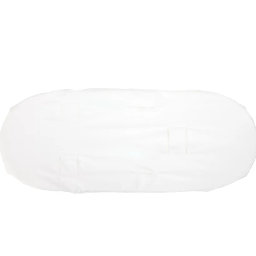 Hoeslaken 2 in 1 voor draagmand 30 x 75 cm wit
