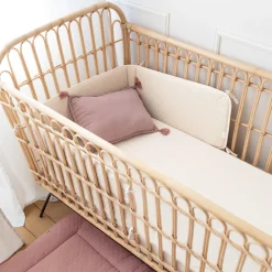 Hoeslaken katoen Jersey 70x140cm Cream