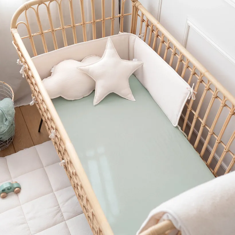 Hoeslaken katoen Jersey 70x140cm Verdi