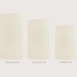 Hoeslaken pre-washed Hydrofiel - Offwhite - 60x120 cm