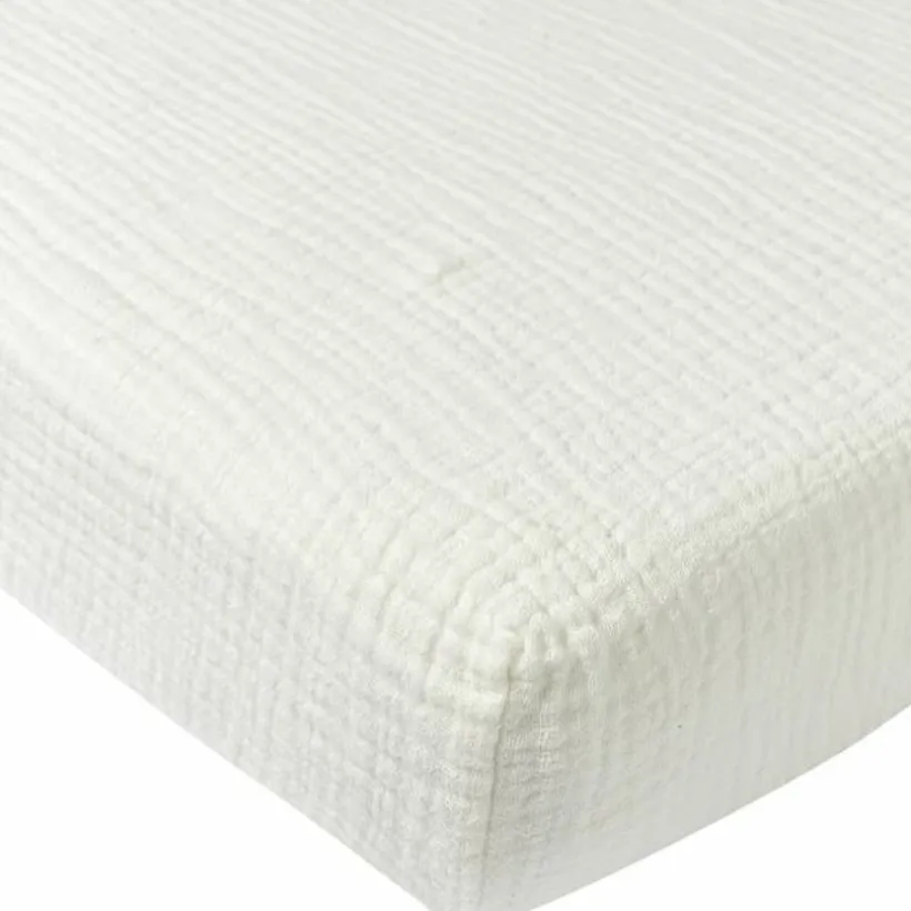 Hoeslaken pre-washed hydrofiel - Offwhite - 70x140 cm