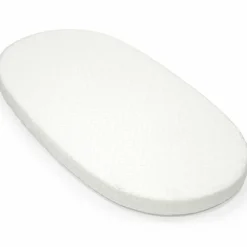 Hoeslaken Sleepi Mini V3 Fans Grey met elastiek en Oeko-Tex certificaat