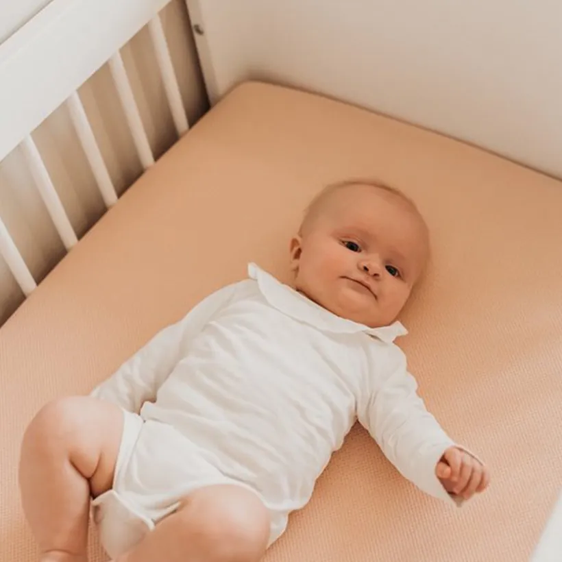 Hoeslaken Sleep Safe 70x140 Peach