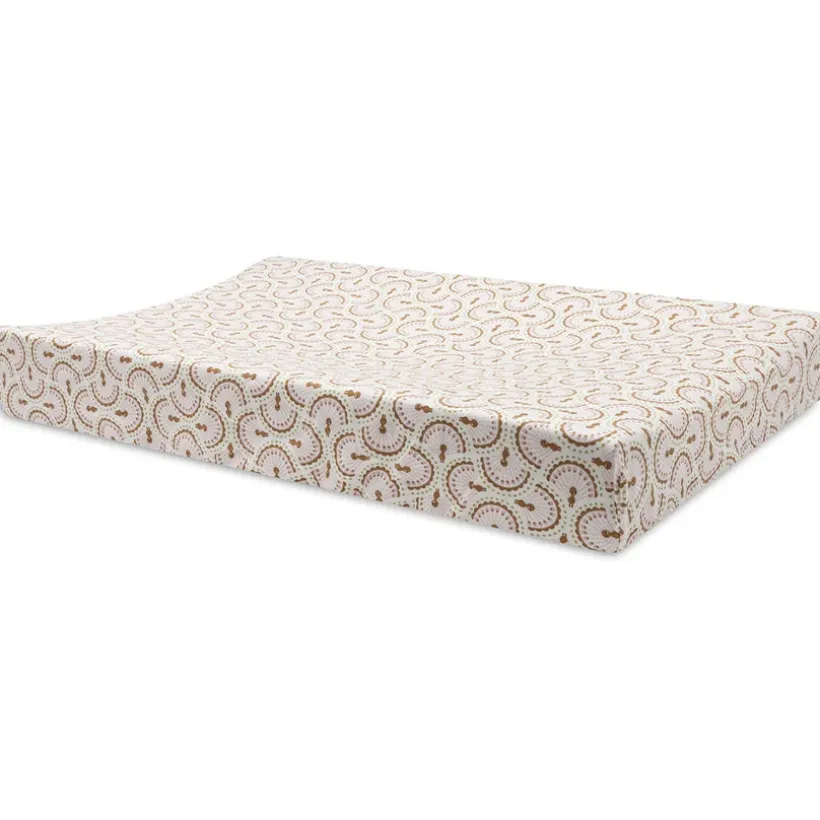 Hoeslaken voor aankleedkussen jersey - Soft Plumes - 50x70 cm
