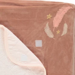 Hoeslaken voor verschoonmatrasje in fluweel Magic Bird