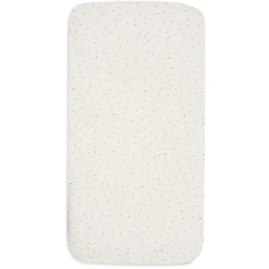 Hoeslaken wieg jersey 50x90cm Kangaroots & Dusty Dot