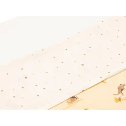 Hoeslaken wieg 75 x 100 cm Kangaroots & Dusty Dots