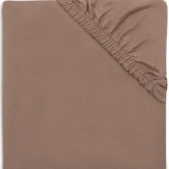 Hoes parkmatras jersey - Milky Coffee - 75x95 cm