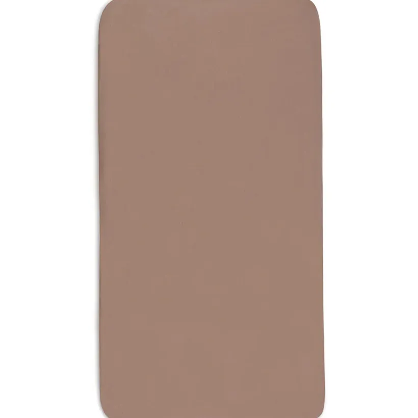 Hoes parkmatras jersey - Milky Coffee - 75x95 cm