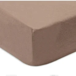 Hoes parkmatras jersey - Milky Coffee - 75x95 cm
