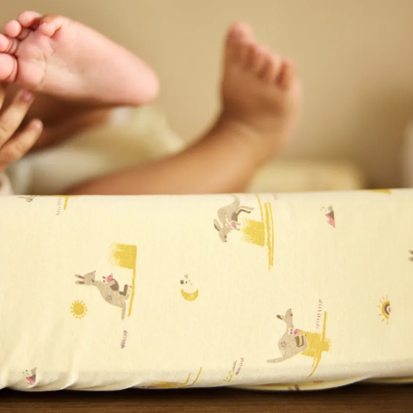 Hoesslaper voor verschoningsmatras Jersey 50X70CM Kangaroots
