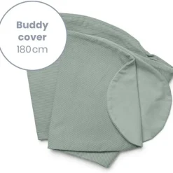 Hoes voor borstvoedingskussen Buddy corduroy green
