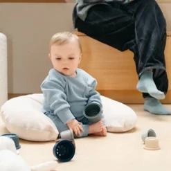 Hoes voor borstvoedingskussen Softy corduroy sand