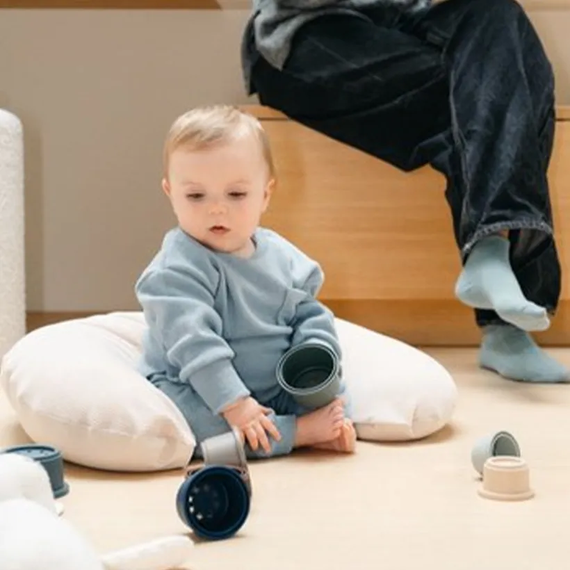 Hoes voor borstvoedingskussen Softy corduroy sand