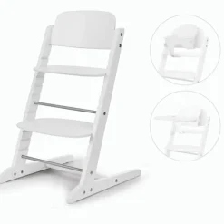 Hoge kinderstoel Iris 3-in-1 All White