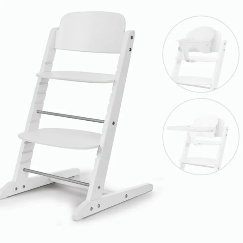 Hoge kinderstoel Iris 3-in-1 All White