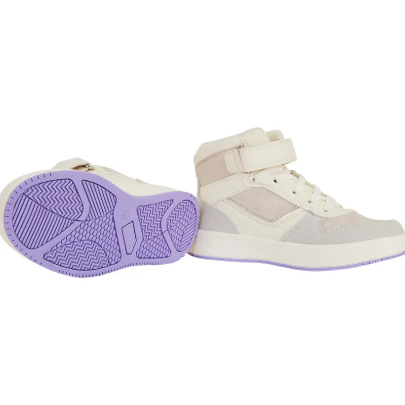 Hoge sneakers met contrasterende zool meisjes