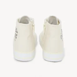 Hoge sneakers van stof met rits meisjes